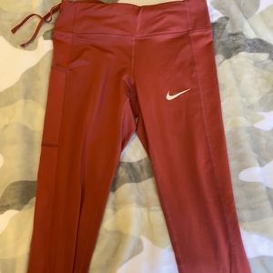 Nike Dri-Fit Coral Adjustable Waist Leggings.
